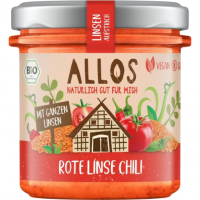 crema spalmabile lenticchie rosse chili (140gr)